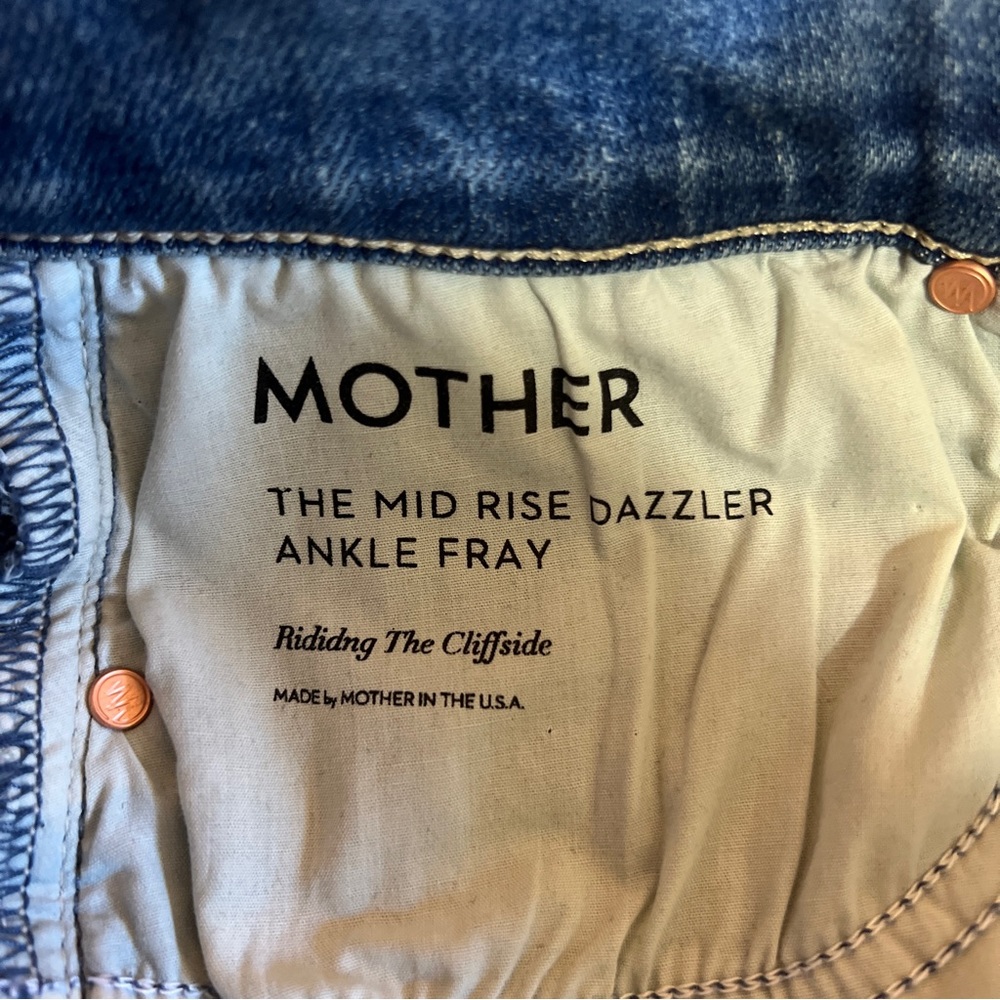 MOTHER High Rise Blue Jeans - Picture 3 of 13